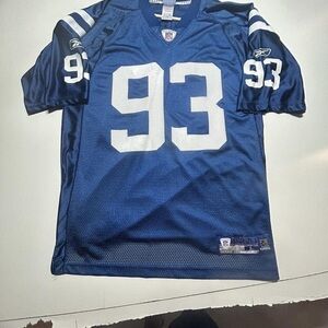 Blue and White Football Jersey